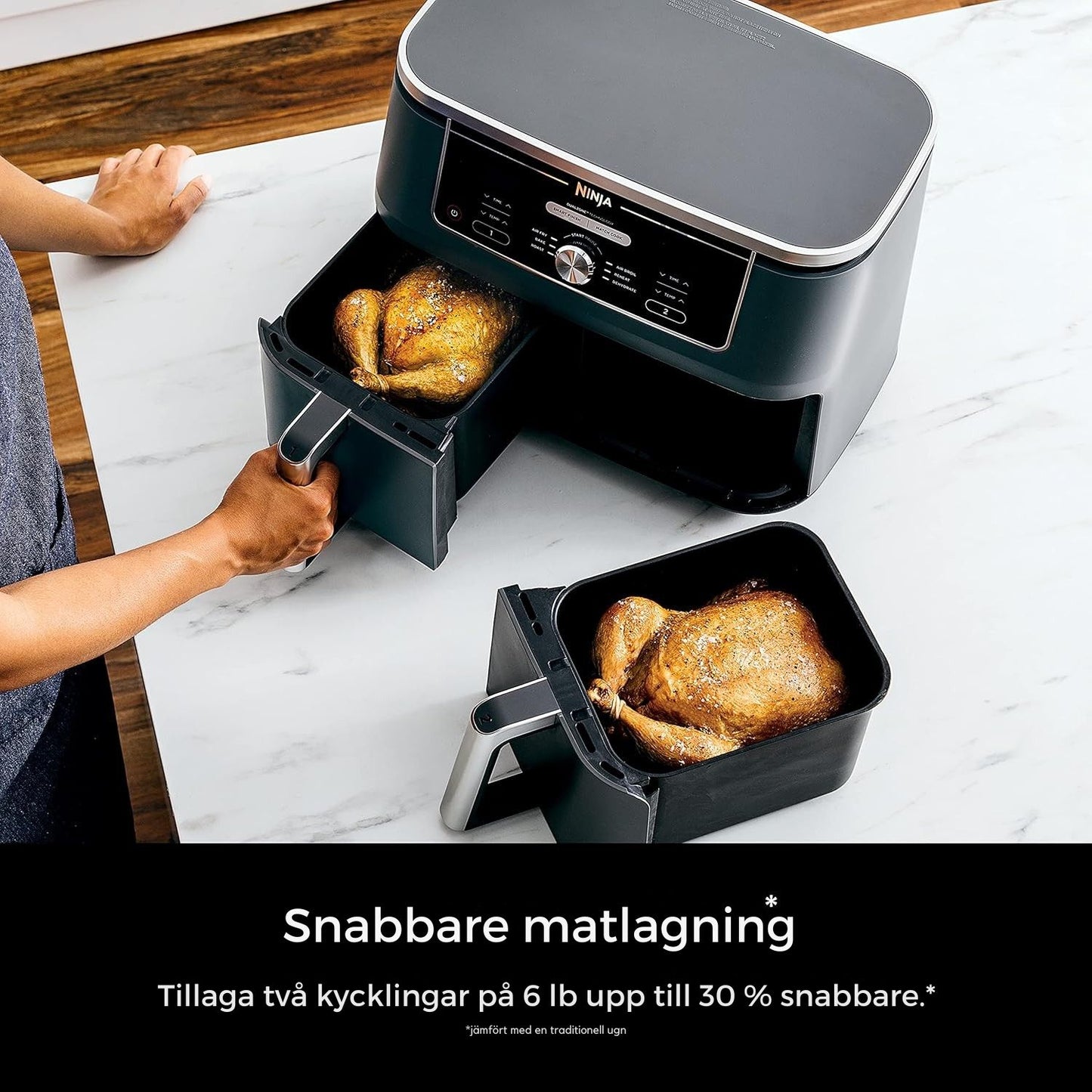 Ninja Foodi DualZone XL Luftfritös 6-i-1